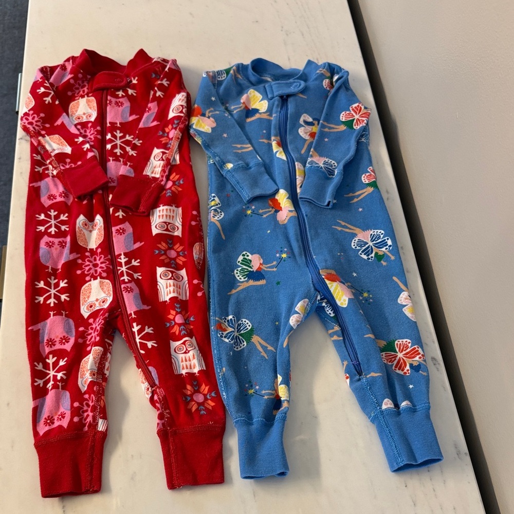 Hanna Andersson Pair of Girls Pajamas 6-12 months